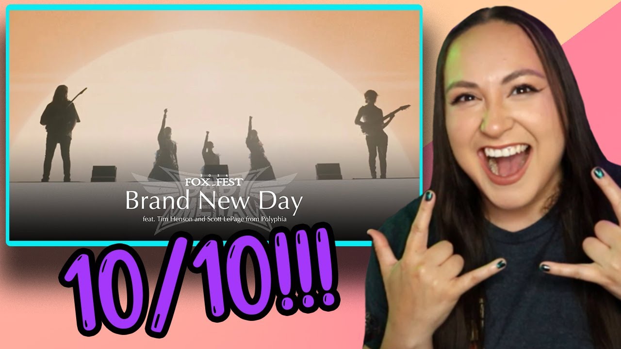 This one is a 10/10!🔥|BABYMETAL, Brand New Day ft. Tim Henson & Scott LePage