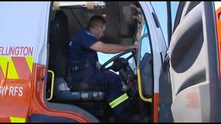Prime 7 News Gallacher gifts new fire truck for RFS