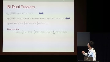 Session 10-1 Matrix Completion and Related Problems via Strong Duality