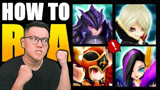 Step By Step Drafting Against Top Tier LD5* Teams | Summoners War RTA Beginners Guide