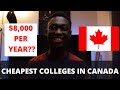 5 cheapest collegescollege in canada for international students 2021cheapest colleges in canada