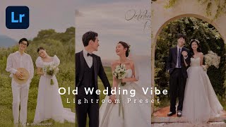 how to edit old wedding tone lightroom preset | lightroom preset tutorial free dng 2023