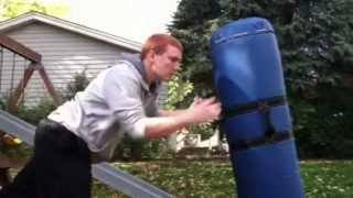 Slow mo tackle on dummie!
