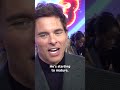 James Marsden spoke on the blue carpet at the UK Premiere of #Sonic3