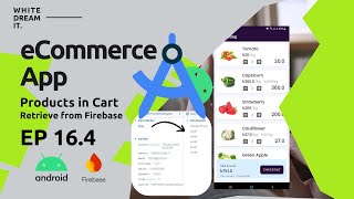 eCommerce App | Retrieve Products in Cart from Firebase | EP 16.4