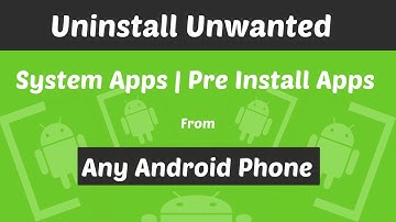 how to uninstall pre-installed apps on android phone | Root Required