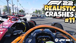 F1 22 REALISTIC CRASHES #11
