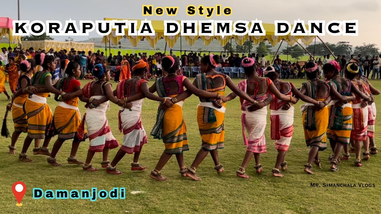 Damanjodi Demsa Dance  New Style Dhemsa Dance  Koraputia Demsa  Koraputia Desia Demsa Nacho  New