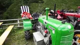 Oldtimer Traktor Treffen am Fusse des höchsten Grasberges Europas Geißstein in Österreich