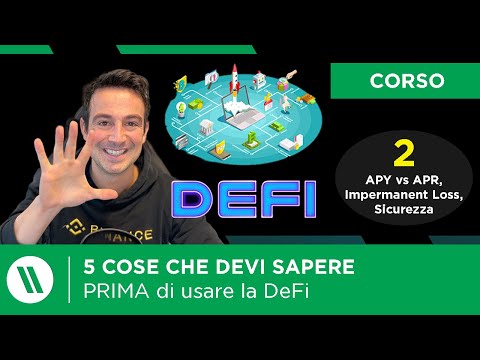 DEFI: 5 COSE che DEVI SAPERE PRIMA di usarla!! | CORSO di DeFi per PRINCIPIANTI Ep.2