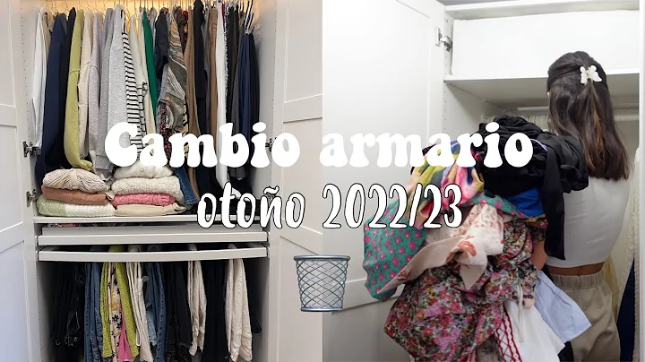 CAMBIO DE ARMARIO  declutter + limpieza + organiza...