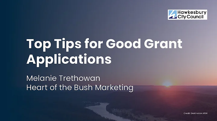 Top Tips for Good Grants Applications