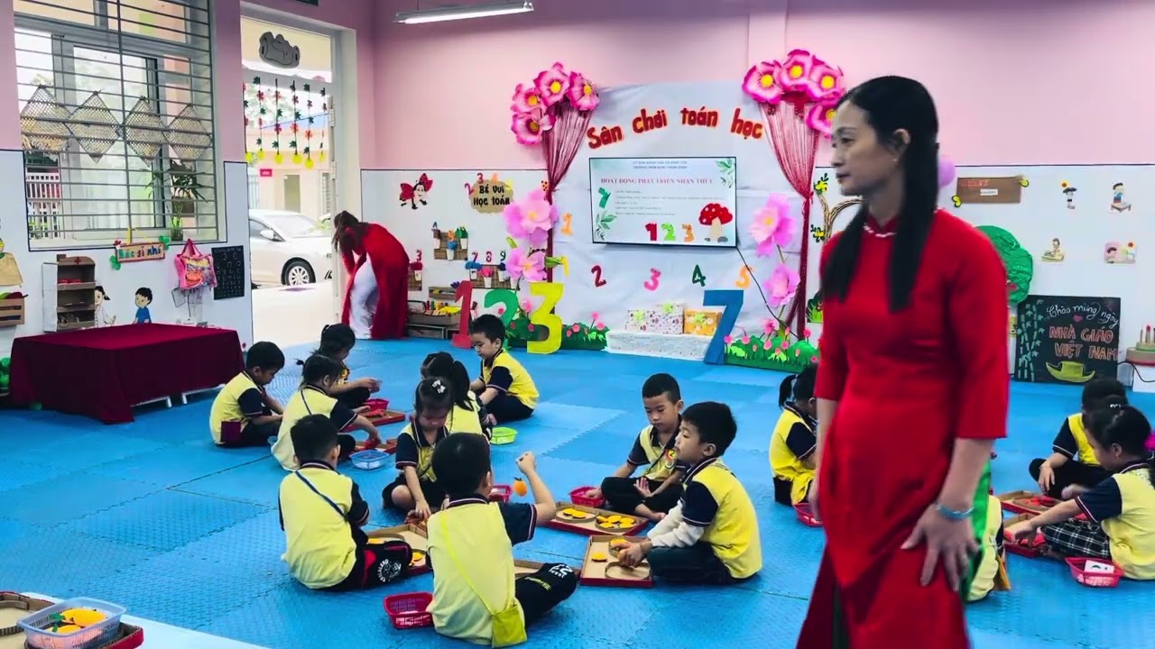 Tách, gộp nhóm đối tượng có số lượng là 7 và đếm đến 7