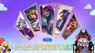 EVENT PESTA RANK!! Bebas Pakai 100 Skin Epic Gratis 2024 | 10 Skin Special Gratis Mobile Legends