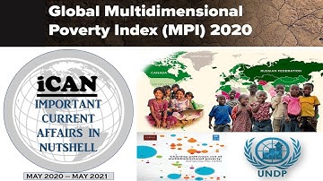 Multidimensional Poverty Index (MPI) 2020 || iCAN || IAS/IPS , UPPSC, MPPSC, BPSC,RPSC, WBPSC,JPSC||