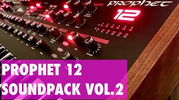 DSI PROPHET 12 | SOUNDPACK VOL.2 | 50 new patches | Demo by Arthur Fussy