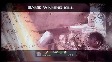MY FIRST MW3 TRICKSHOT