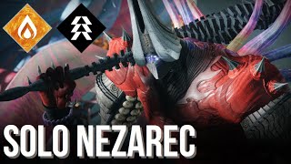 Solo Nezarec Hunter 1 Rocket Method - Destiny 2