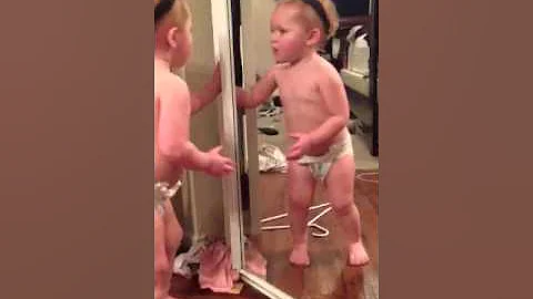 Baby girl dancing