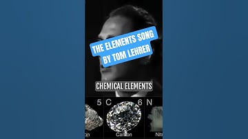 RIP Tom Lehrer: Updated "The Elements" song with real video of each one! #chemistry #periodictable