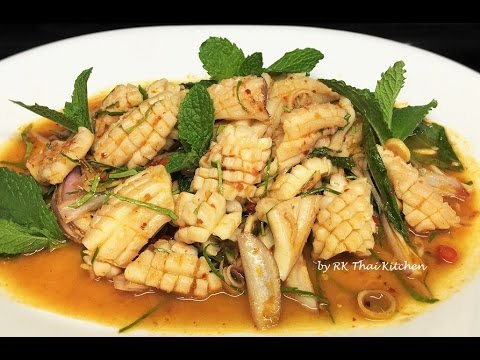  Spicy Squid Salad with Lemongrass (Phla Pla Muek)