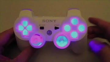 PS3 Modded Controller with Blue LEDs