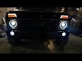 TUNING Niva Urban 4X4! Install the Angel's Eyes on the Niva Urban 4X4 With Your Hands