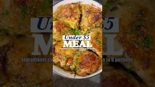 Under $5 meal ideas. #cheapideas