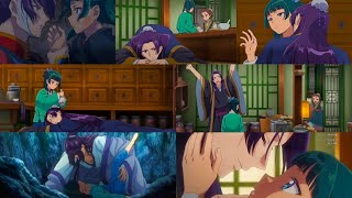 Jinshi and Maomao's funny romantic and kissing scenes #theapothecarydairies #kusuriyanohitorigoto