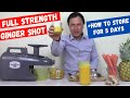 How to Make a Full Strength Ginger Turmeric Shot | Immune Boosting Juice Recipe