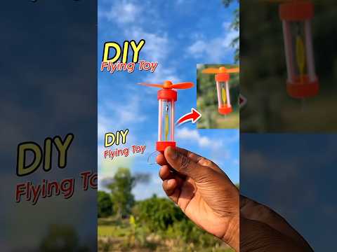 DIY Flying Toy That Really Flies! ✈️ #Shorts #DIYFlyingToy #FlyingToy #BottleCapCraft #DIYProjects 🚀