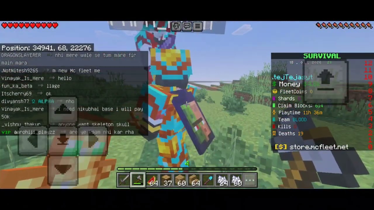 First minecraft vid(building a town)