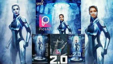 PicsArt Robot 2.0 Girl Movie Poster Ms Edits Editing || Robot 2.0 Editing || Robot Akshay Kumar