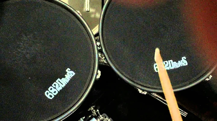 DIY Multi Zone Mesh Head Electronic Drum Demo 4 of 4