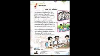 Syair Tiga Sahabat Irama Selendang Delima : Bahasa Melayu Tahun 1