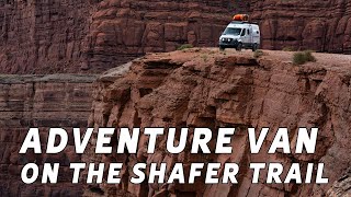Sprinter 4x4 Adventure Van Takes on the Shafer Trail, Moab, Utah