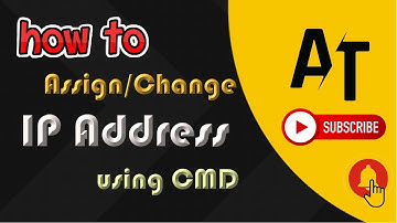 How to Assign / Change IP Address using CMD | Command Prompt | Tamil | Azar Tech