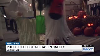 Lexington police give safety tips ahead of trick-or-treating