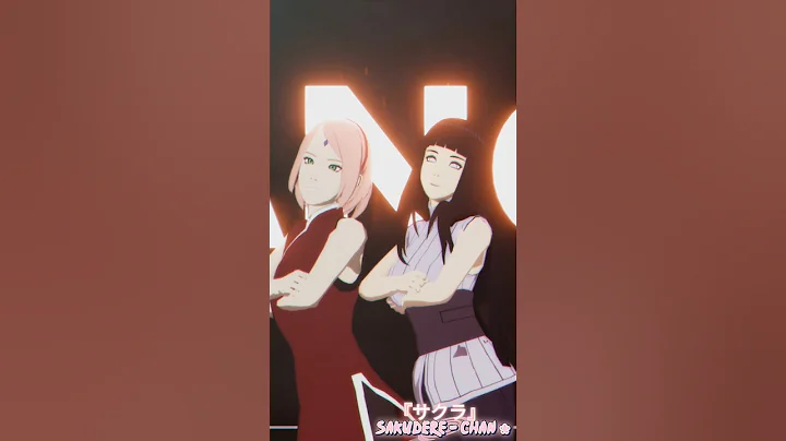 【MMDナルトNARUTO】Sevdaliza - Alibi Dance. Sakura Haruno & Hinata Hyuga — #mmd #naruto #kunoichi #shorts