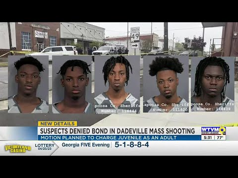 6 suspects denied bond in Dadeville mass shooting