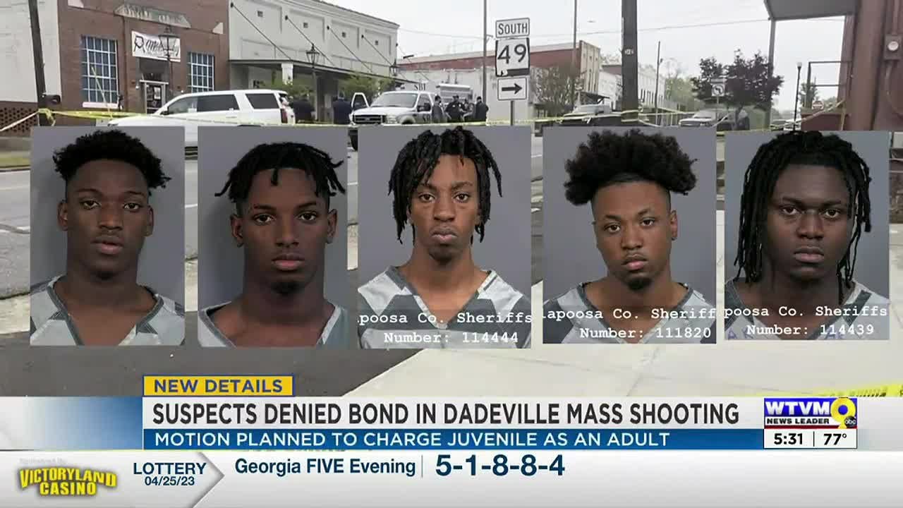 6 suspects denied bond in Dadeville mass shooting - YouTube