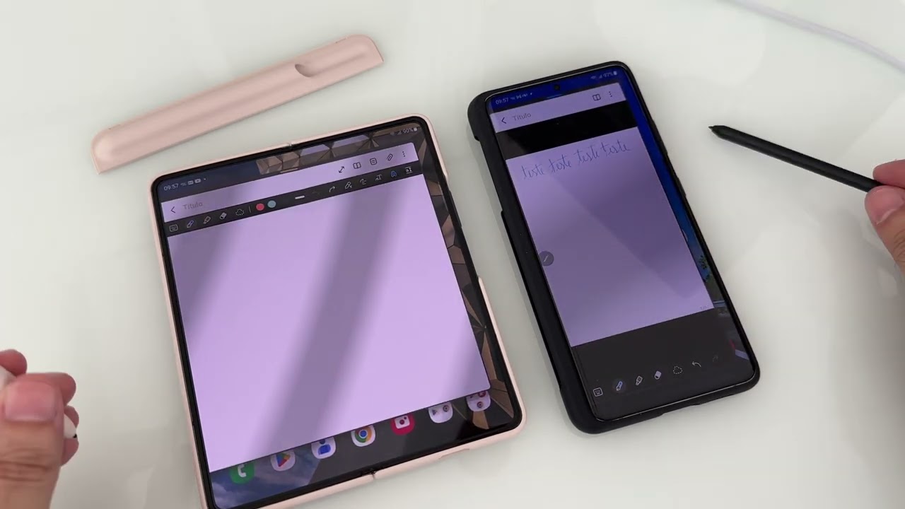 Galaxy Z Fold 4 com a caneta S Pen: Melhor do que o Galaxy Note e