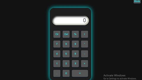 Live Coding: Create Calculator with Dark/ Light Mode | using HTML CSS & JAVASCRIPT Part 2