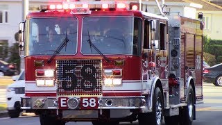 LAFD Engine 58 Responding (Q & Air Horn)