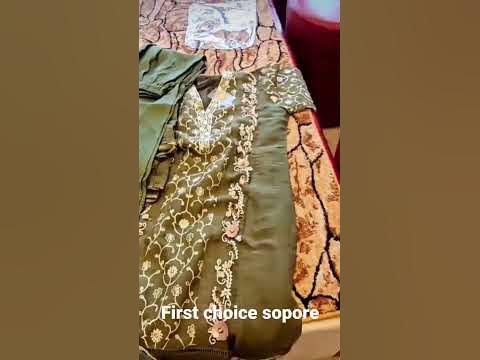 FIRST CHOICE SOPORE💐 🌟🌟complete ladies showroom. - YouTube