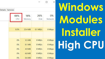 Windows modules installer high cpu usage