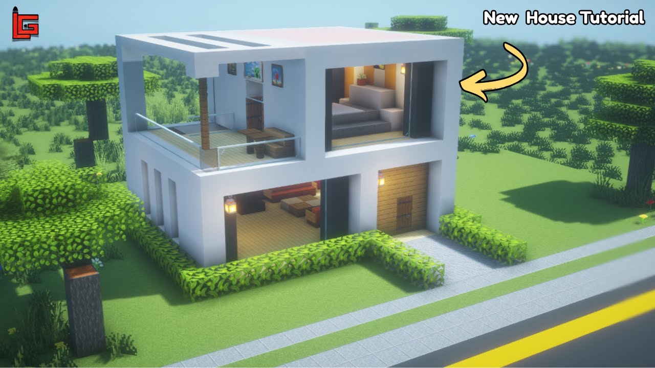 How to build a house in Minecraft 🏡easy tutorial - YouTube
