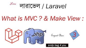 Mastering Laravel MVC: A Comprehensive Guide || Laravel bangla Tutorial by sndp bag |