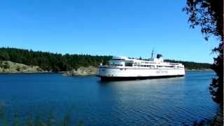 Time Lapse Ships Compilation Filmed on Vancouver Island Canada
