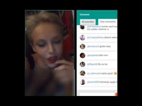 Ayşenur Balcı Periscope üstsüz